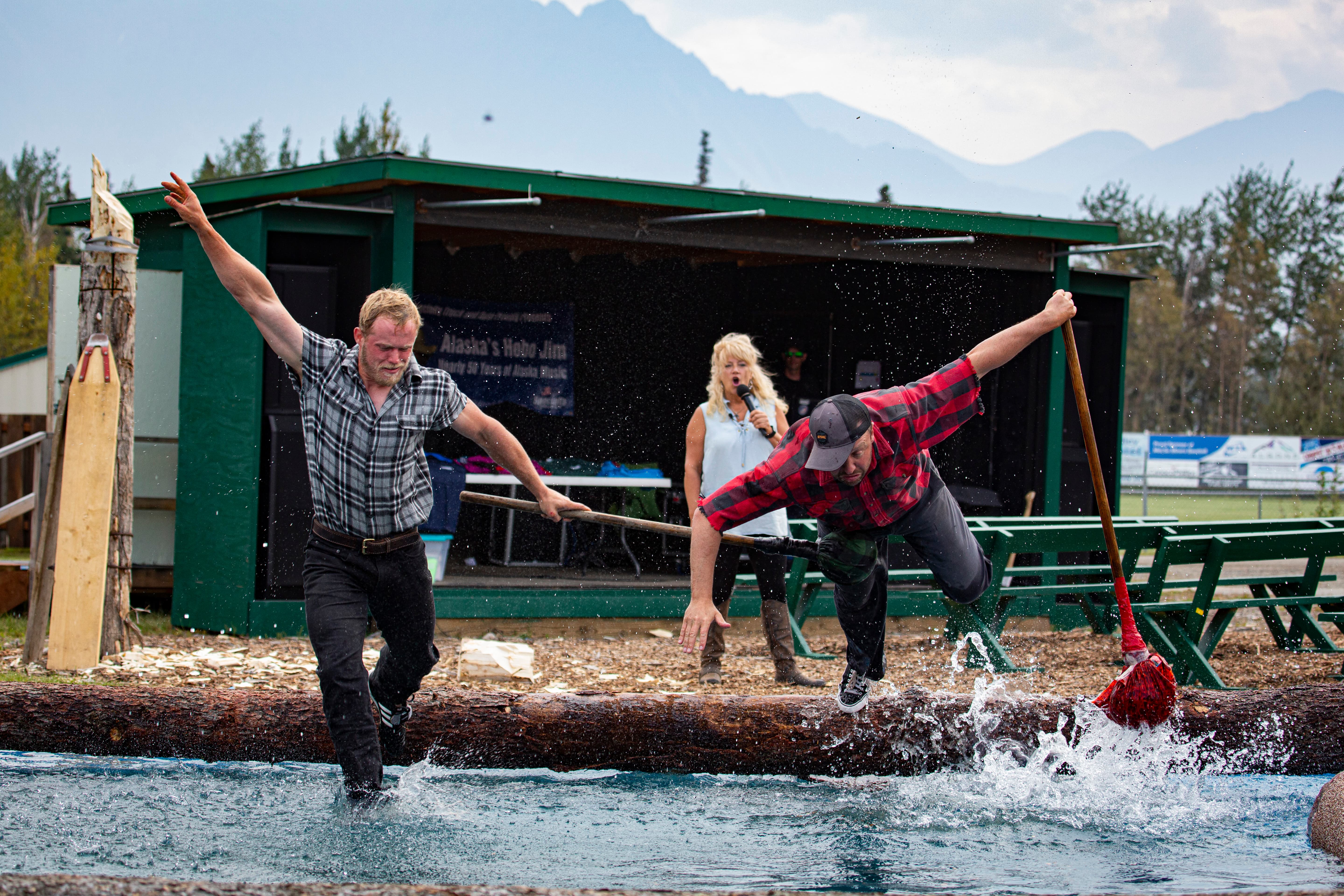 Alaska State Fair athletic competition — strength and agility on display