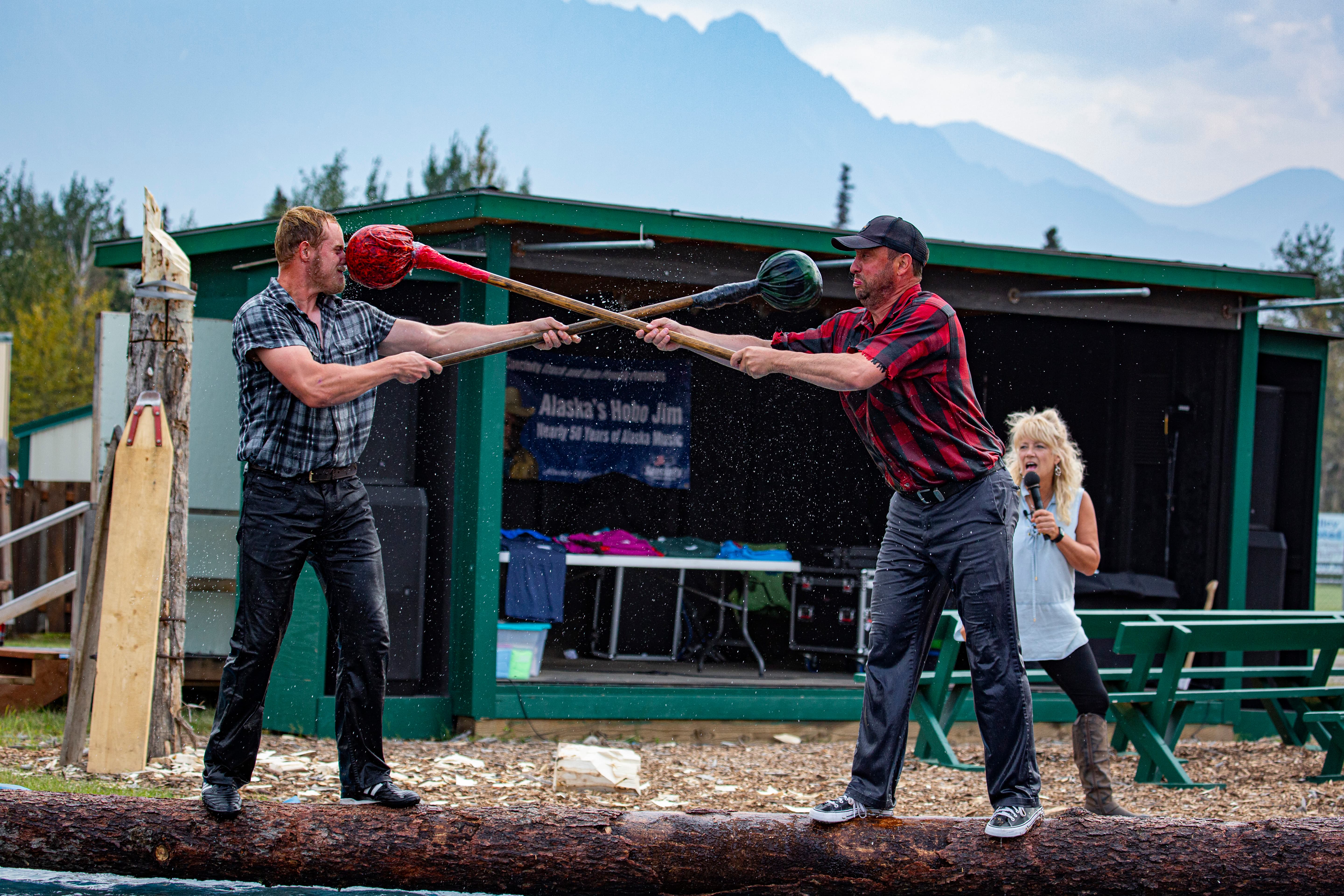 Alaska State Fair competition — athletes give it their all in front of the crowd