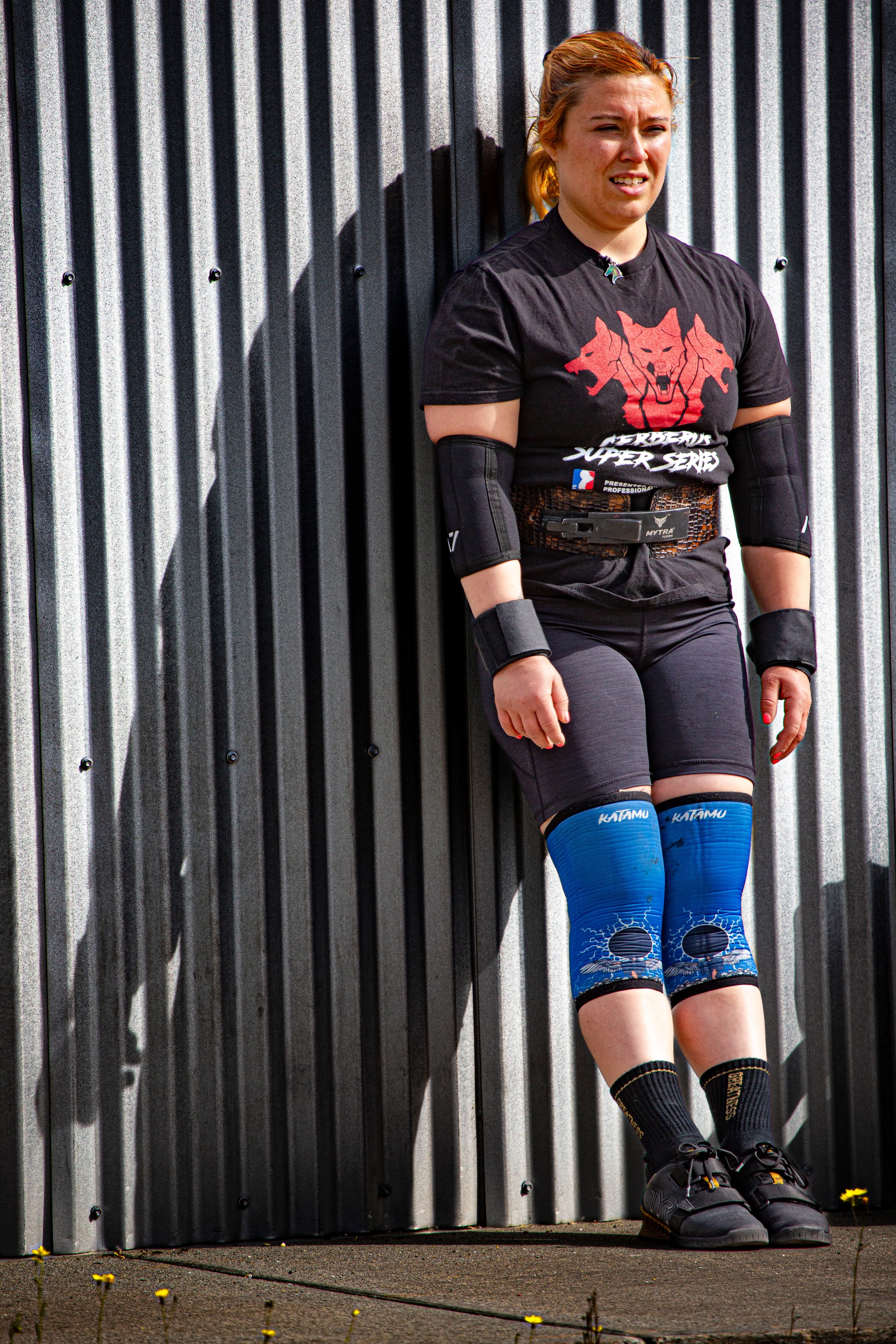 Northside Athletics student-athlete competing in a field event