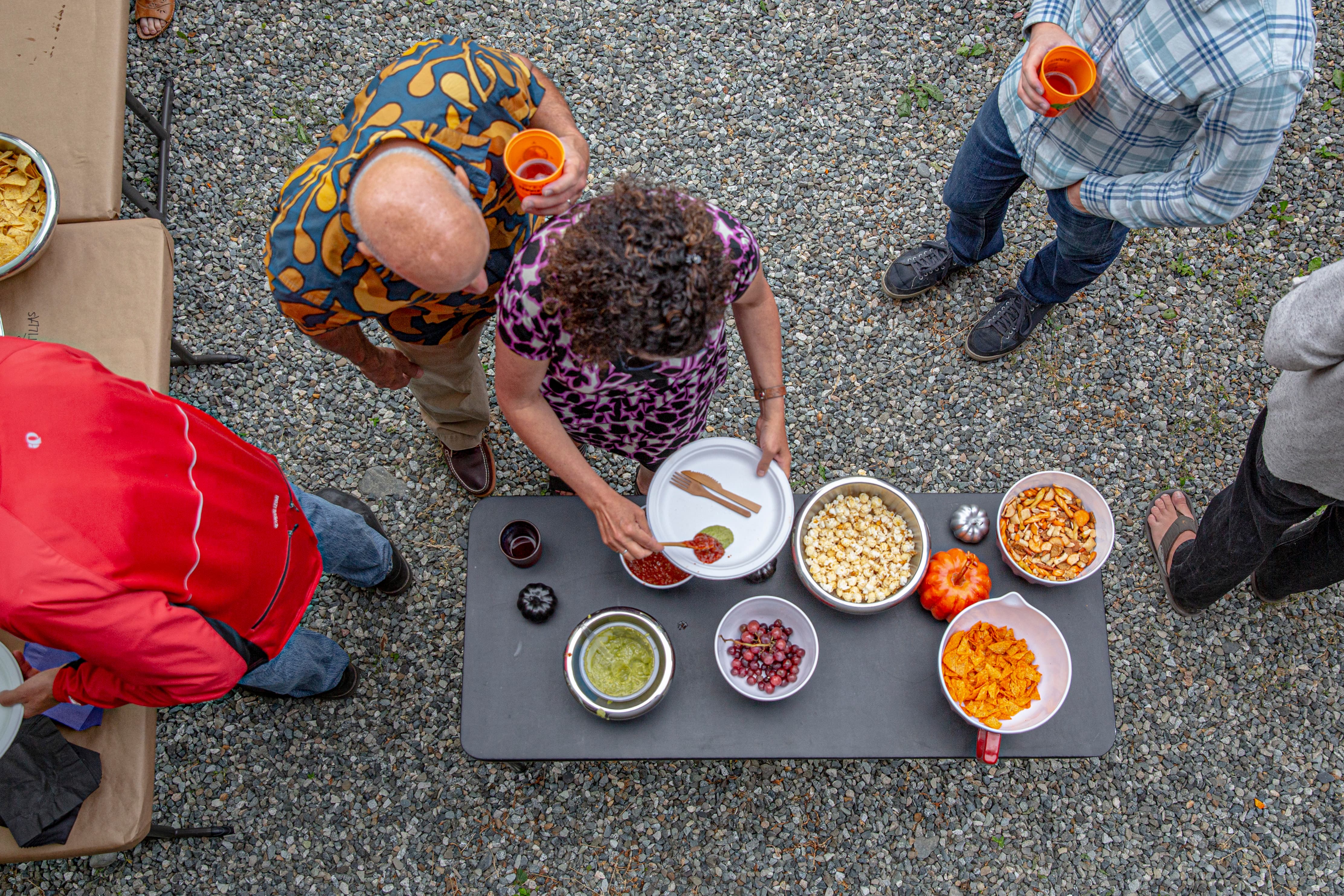 Juli and Jeff — romantic wedding portrait in Alaska's natural landscape