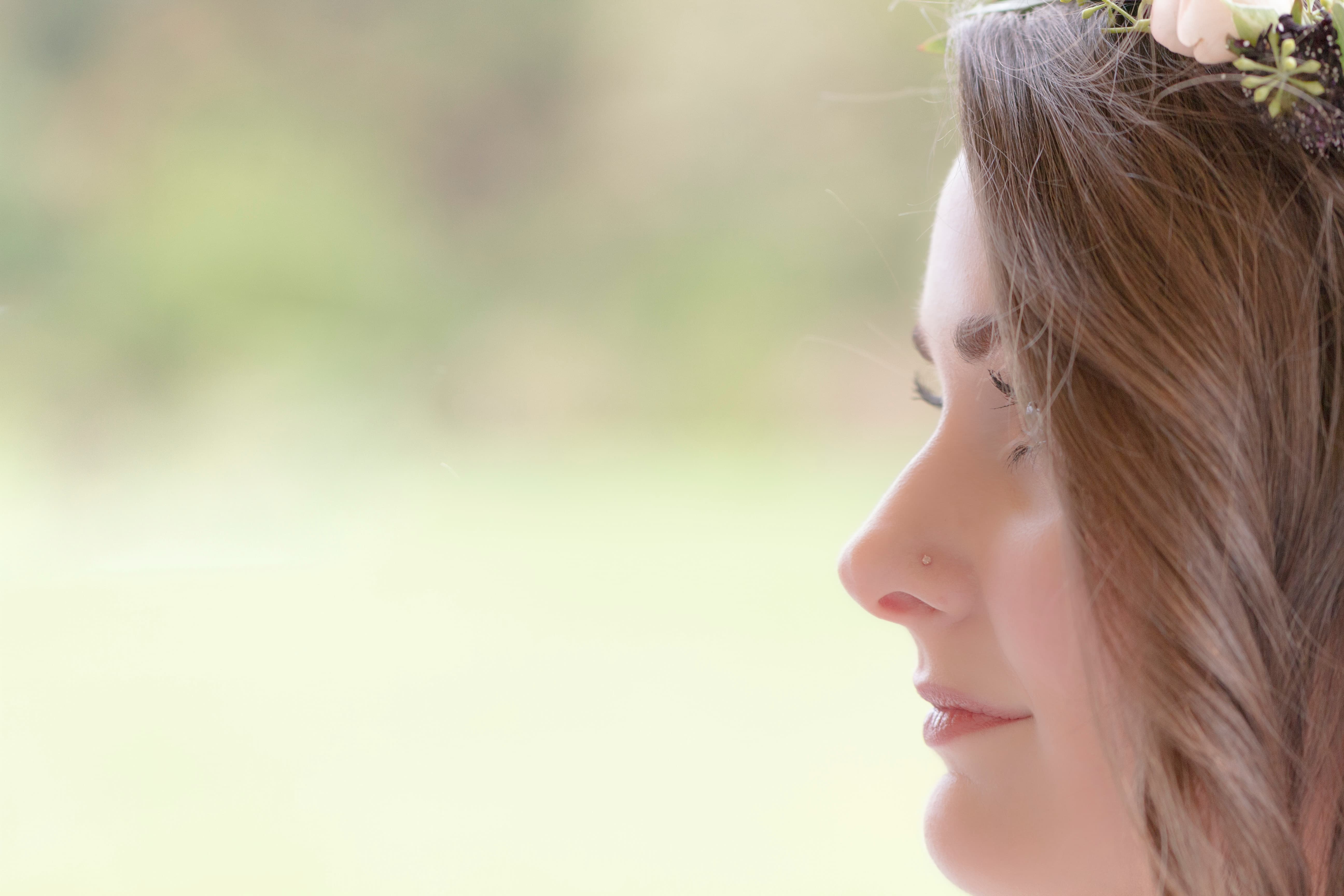 Jonathan and Denise — fall wedding portrait surrounded by golden autumn foliage