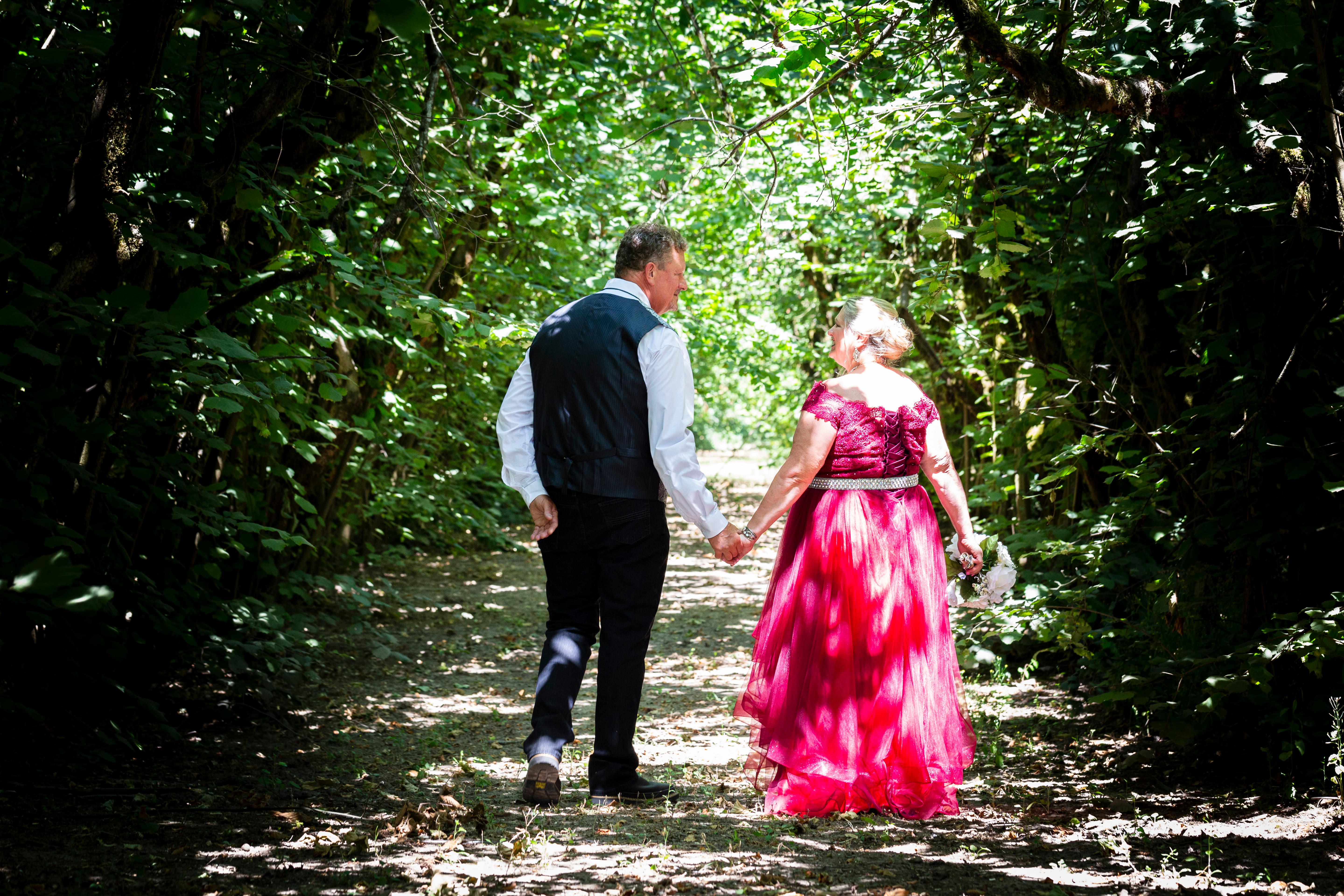 Will and Teena's wedding reception — the whole room alive with celebration