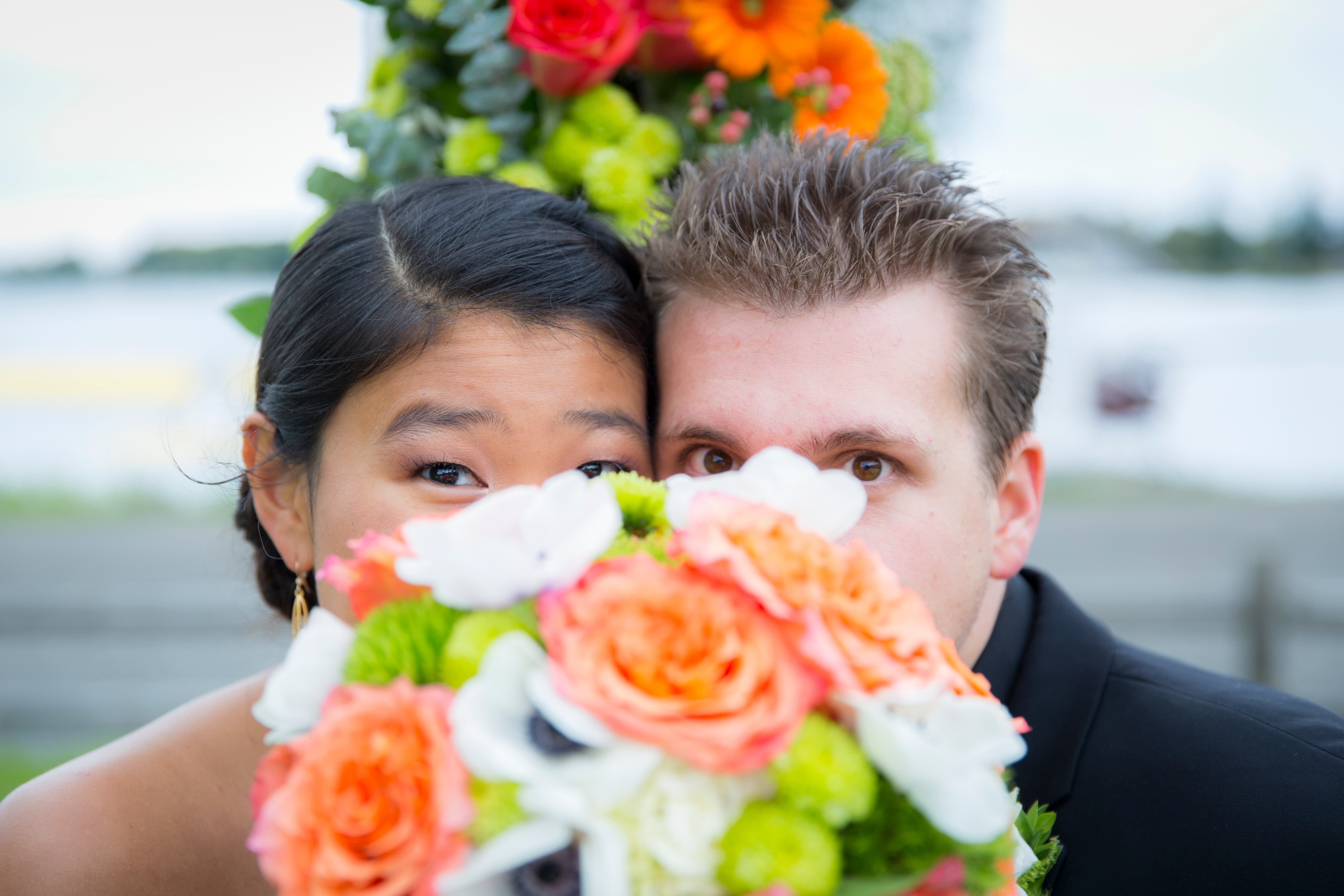 Rob and Becca's Alaska summer wedding — reception dancing in the long twilight